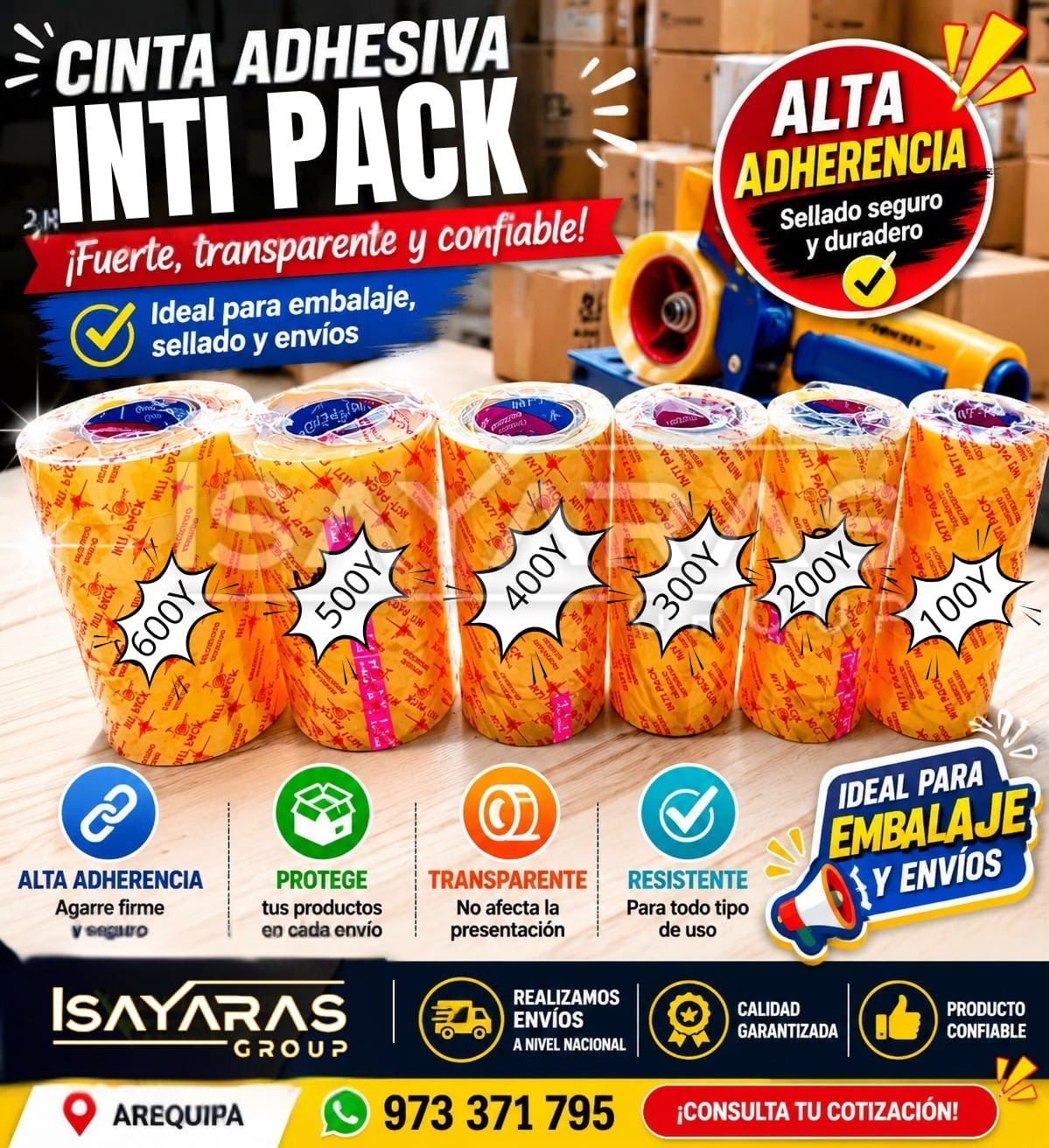 Cintas de embalaje alta resistencia INTIPACK - foto 4