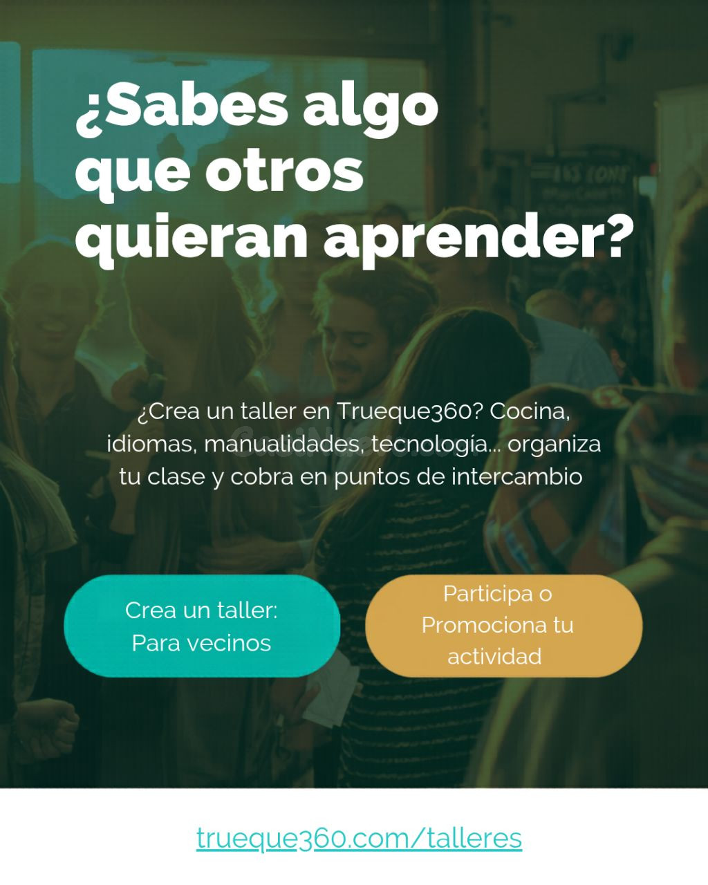 APP GRATUITA HIPERLOCAL PARA TRUEQUE DE SERVICIOS Y CONOCIMIENTOS
