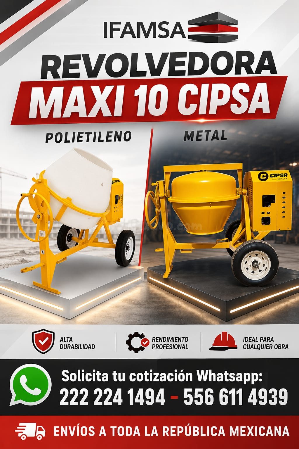 Revolvedora MAXI 10 CIPSA