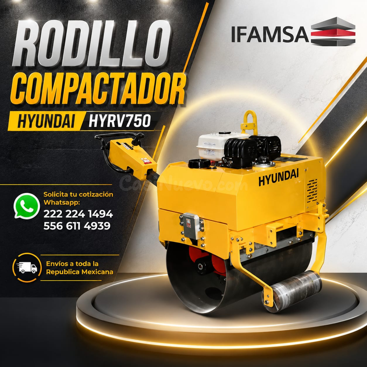 RODILLO COMPACTADOR HYUNDAI HYRV750