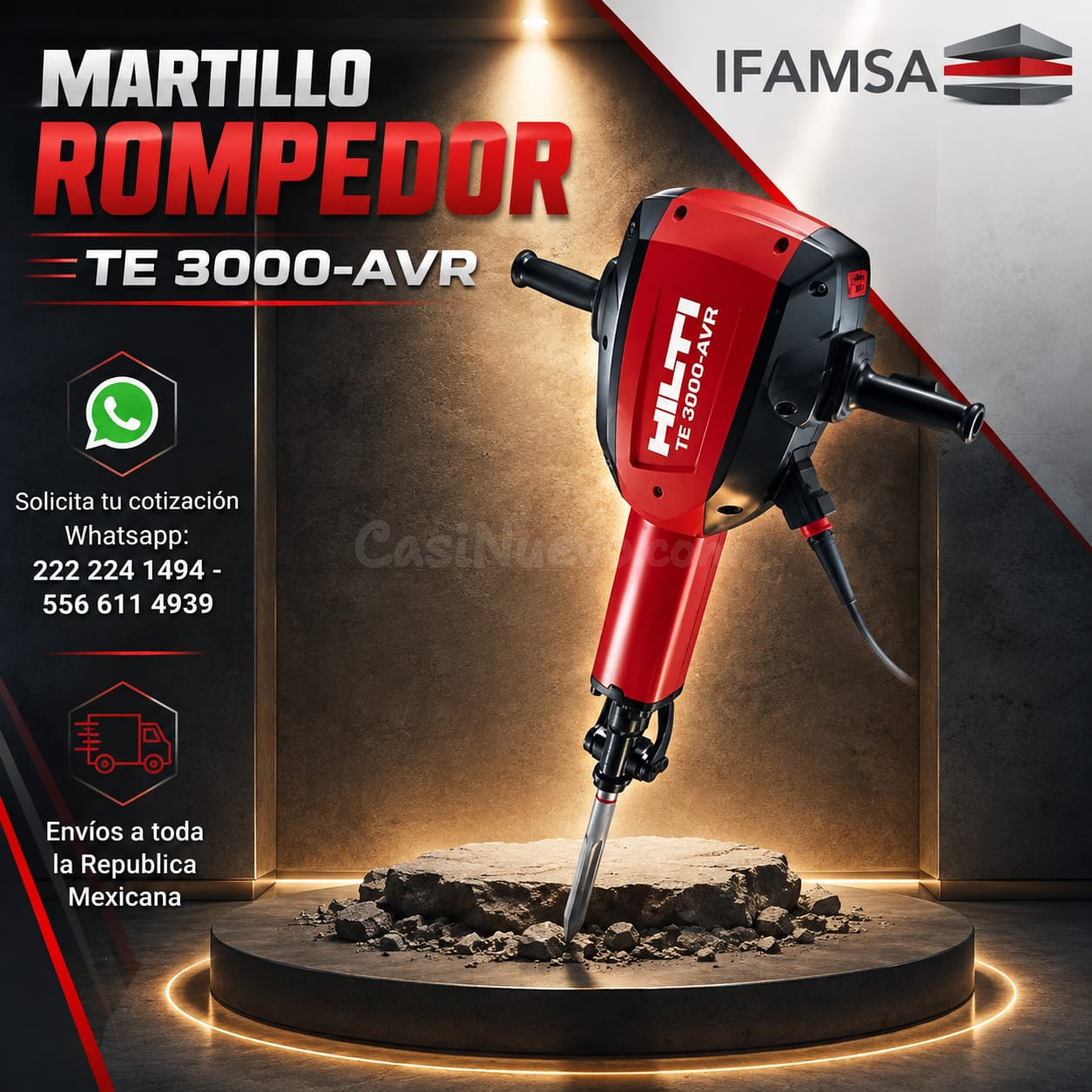 MARTILLO ROMPEDOR TE 3000-AVR