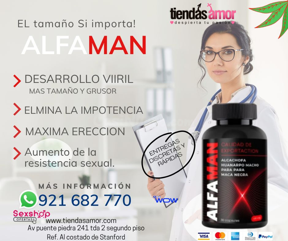 Alfaman Original /Tienda para Adultos Novedades y Productos Exclusivos ENVIOS NACIONAL Lima y Provincia