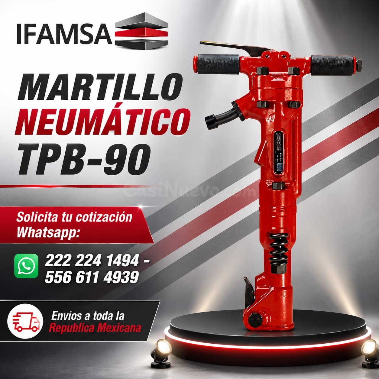 MARTILLO NEUMÁTICO TOKU TPB-90
