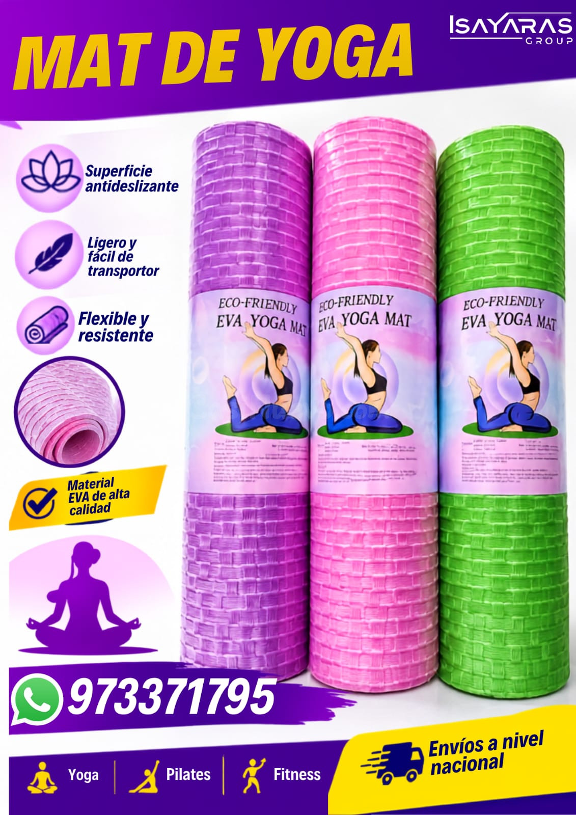 Colchonetas Ecológicas de Yoga EVA
