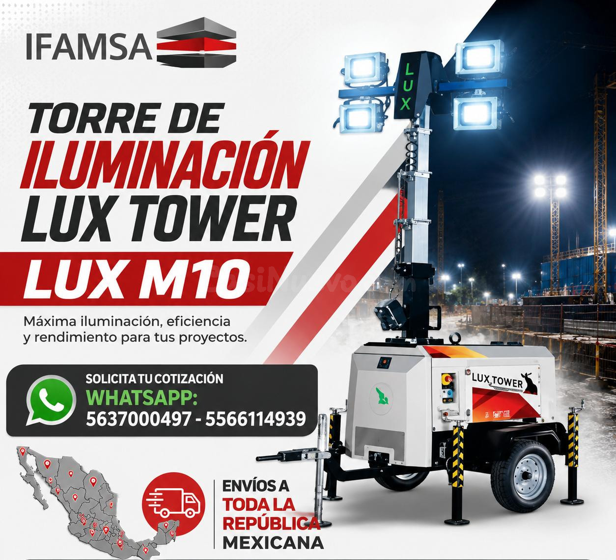 TORRE D3 ILUMINACION LUX T00WER M10