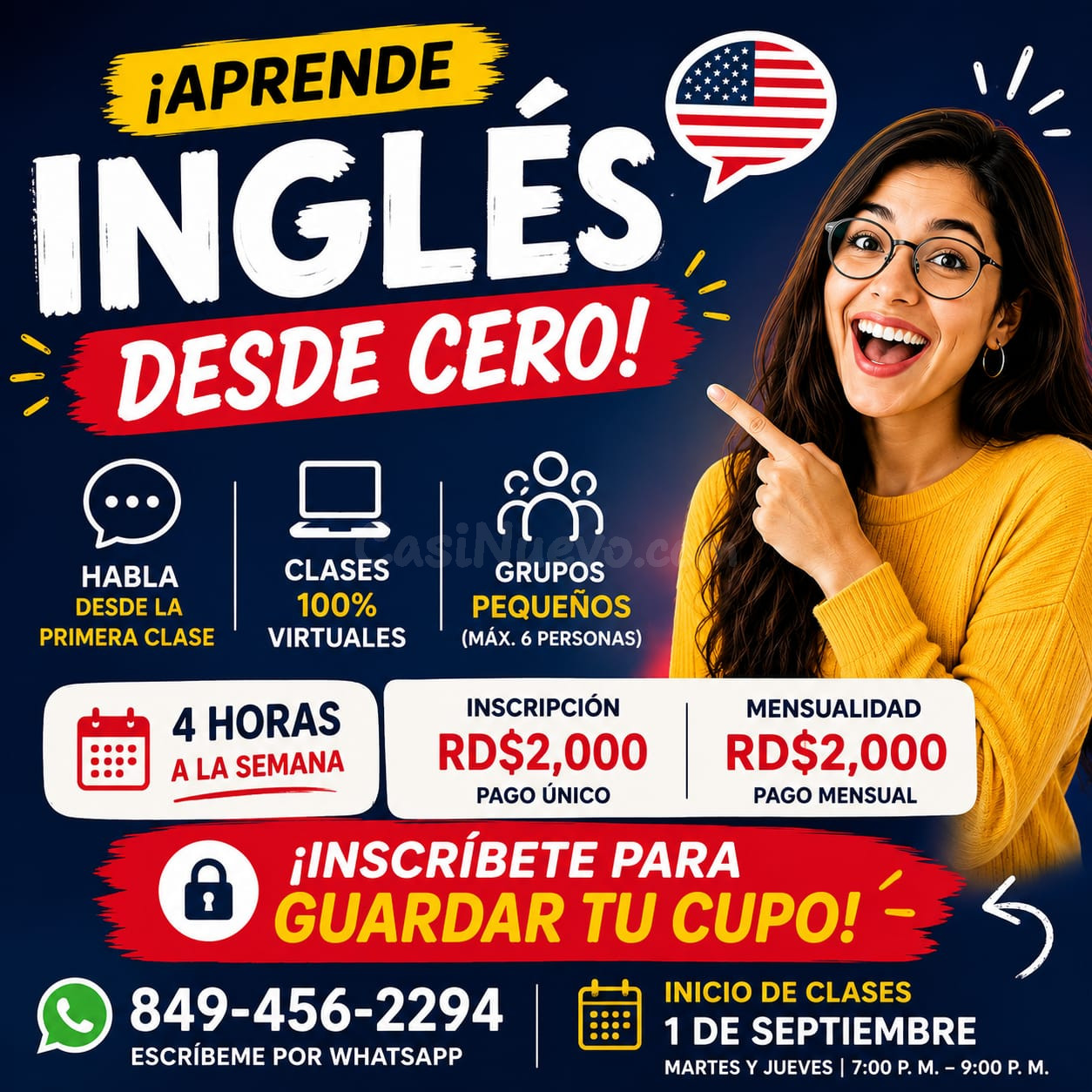 Curso Inglés desde cero virtual