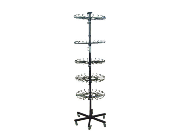 Estantería modular de botellas plateada 180x50x40 cm - foto 2