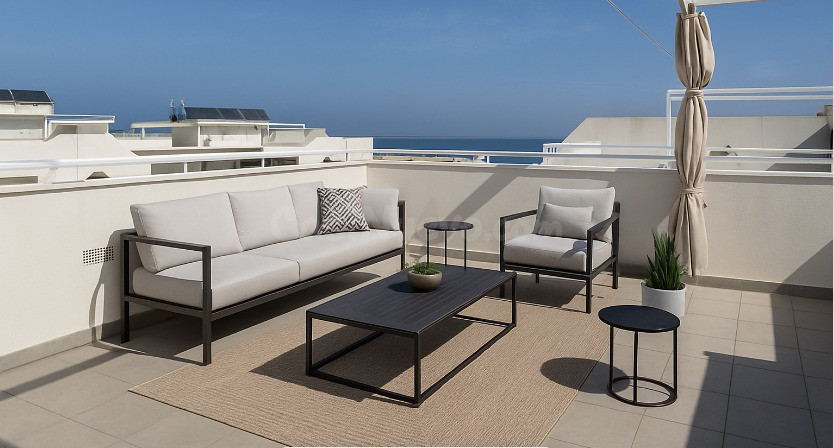Ático dúplex con vistas al mar - foto 5