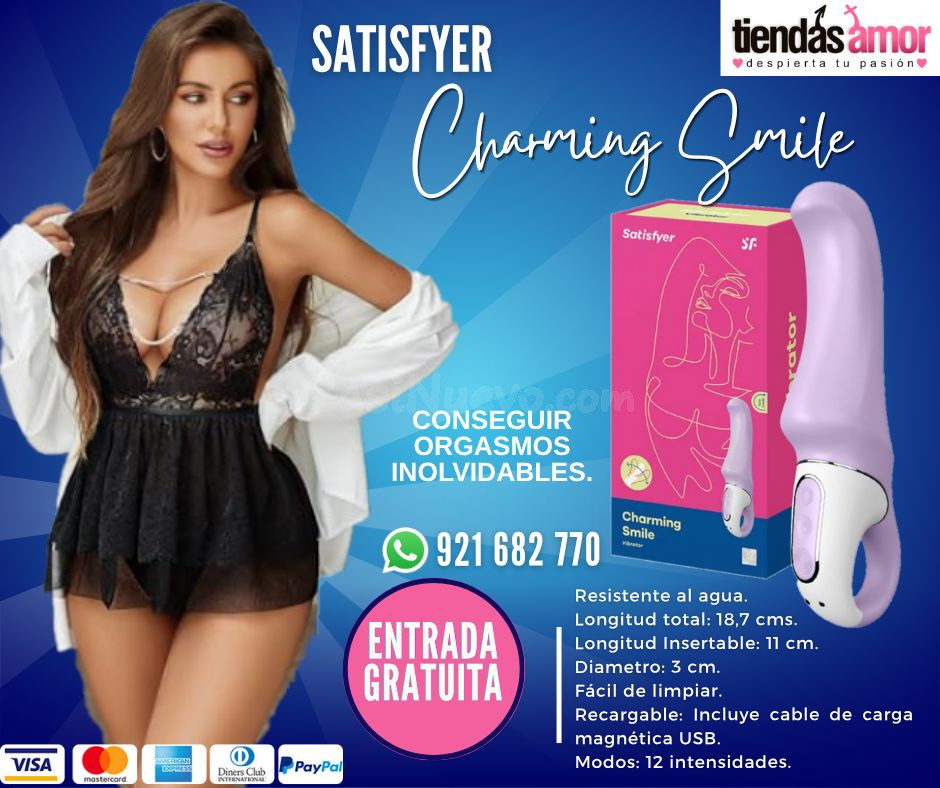 SATISFYER VIBES CHARMING SMILE/Tienda para Adultos Novedades y Productos Exclusivos 921682770 ENVIOS NACIONAL Lima y Provincia