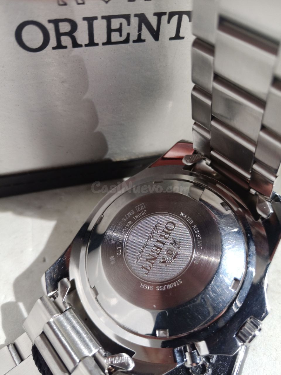 Orient Mako XL edición azul metalizado calibre automatic 21j - foto 5