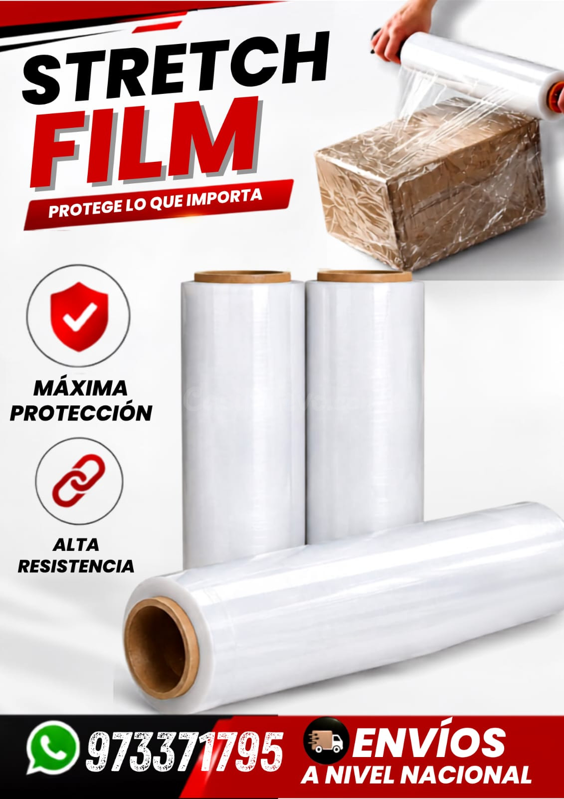 ¡PROTEGE TU MERCADERÍA DESDE EL PRIMER MOMENTO!