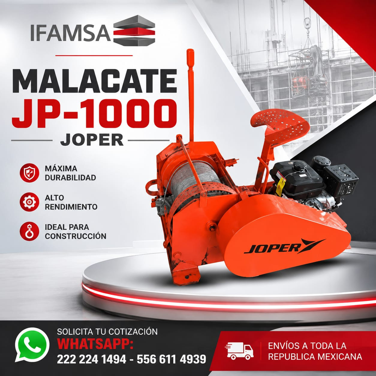 MALACATE JP-1000 MARCA JOPER
