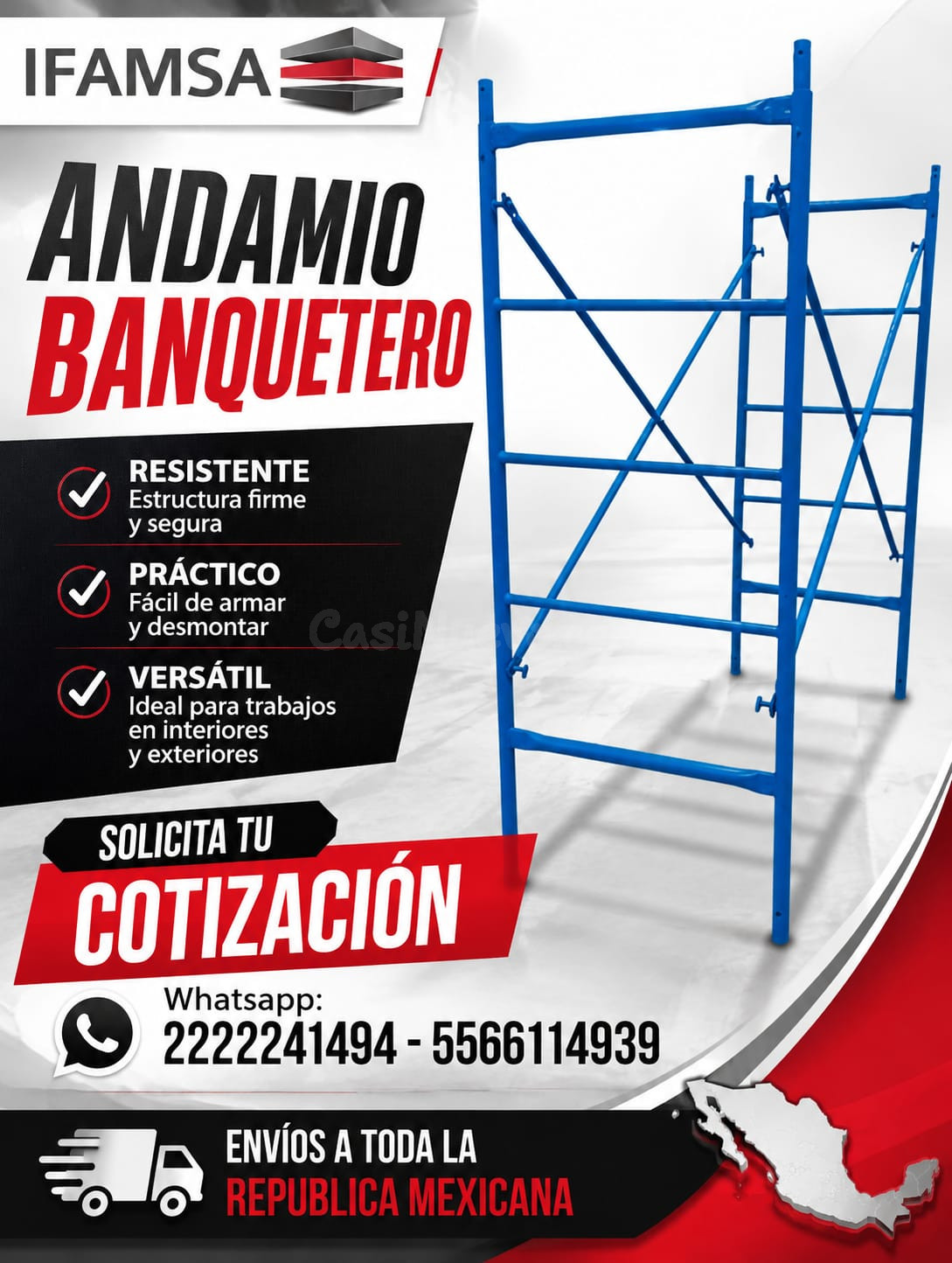CUERPO DE ANDAMIO BANQUETERO