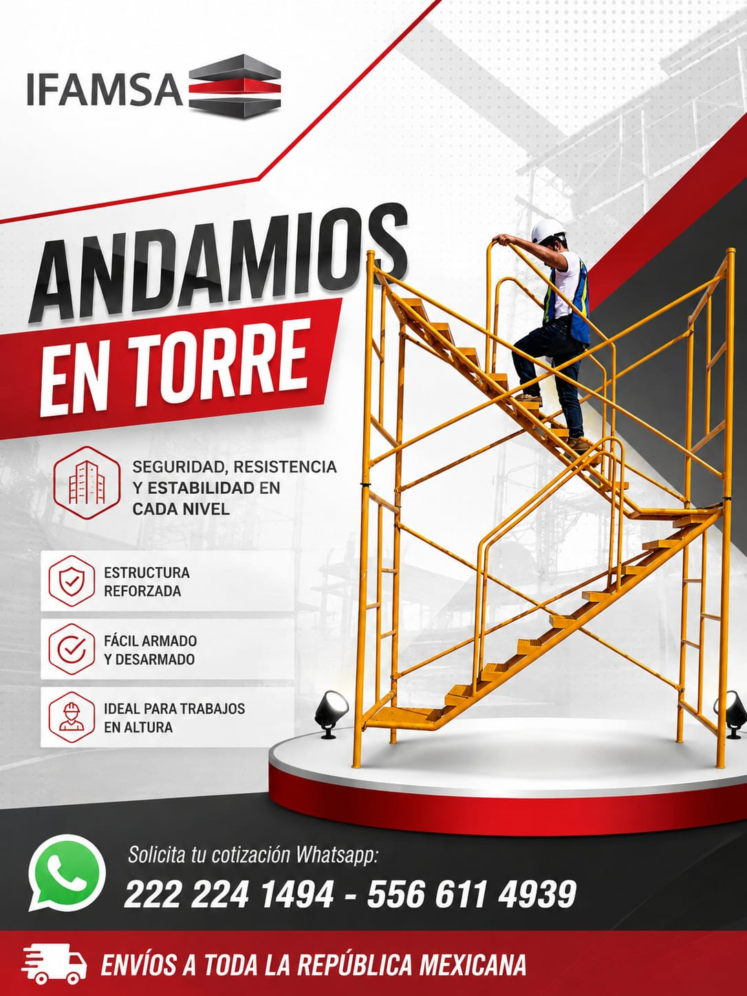 TORRE DE ANDAMIOS EN IFAMSA