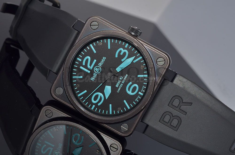 B & R edición Blue Pilot acero negro pvd alta gama - foto 2