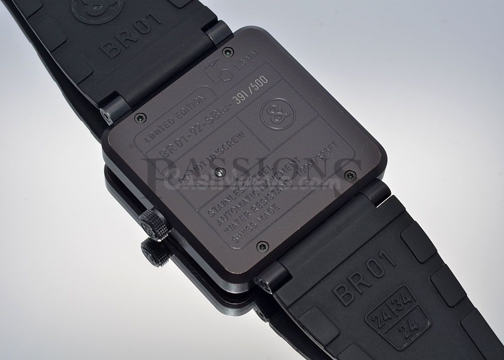 B & R edición Blue Pilot acero negro pvd alta gama - foto 3