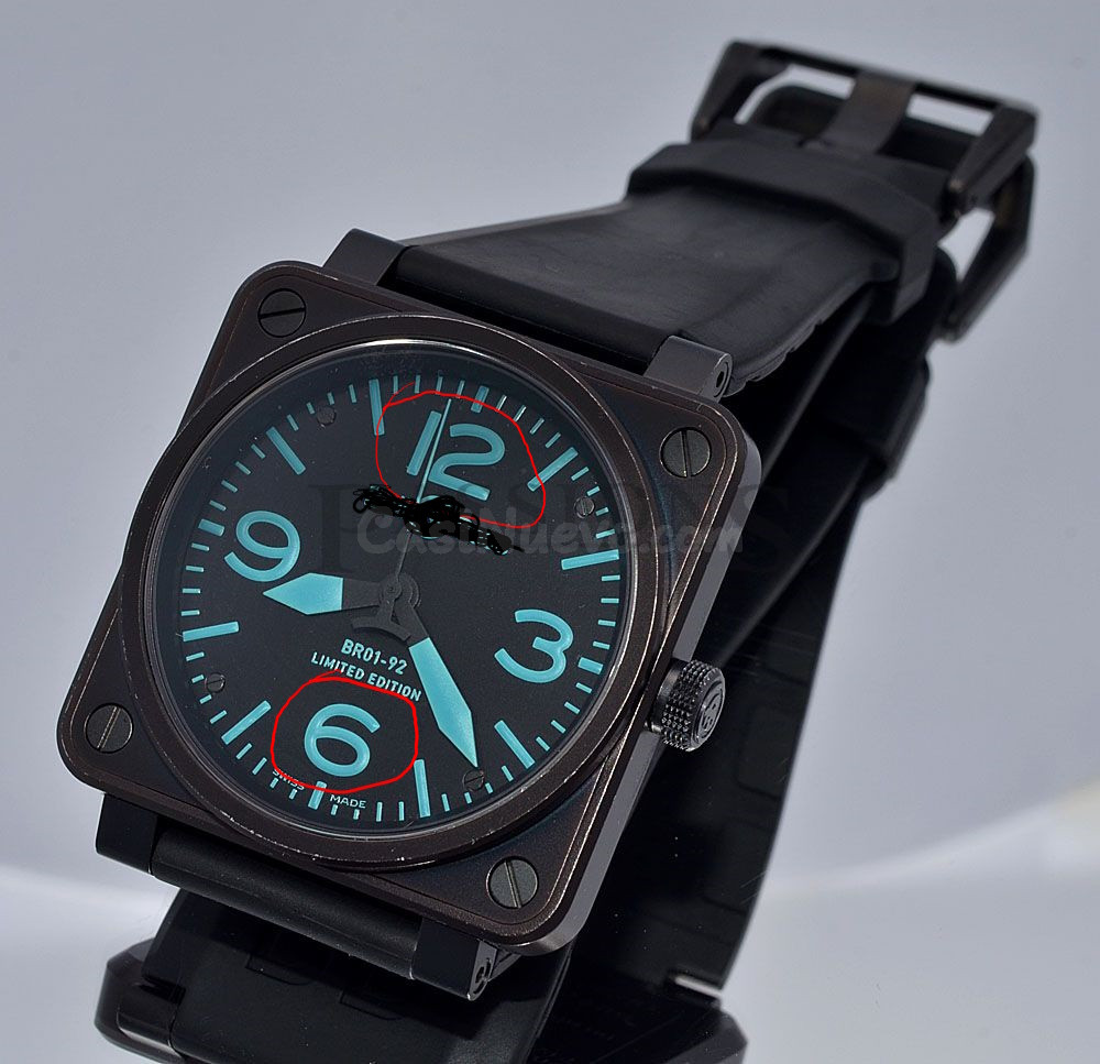 B & R edición Blue Pilot acero negro pvd alta gama - foto 4