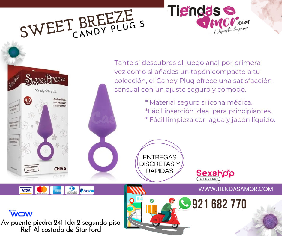 Sweet Breeeze Candy Plug Anal Tienda para Adultos|Novedades y Productos Exclusivos 921682770 ENVIOS NACIONAL Lima