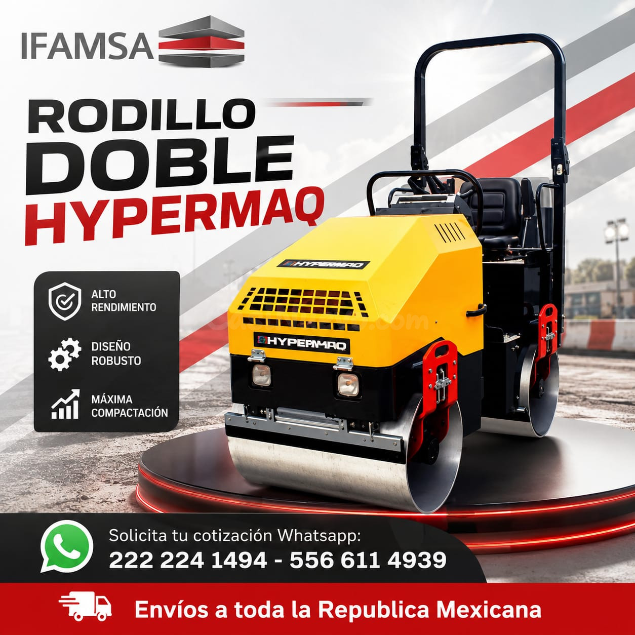 RODILLO DOBLE HYPERMAQ