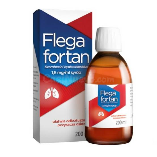 Jarabe expectorante Aflofarm Flegafortan 0,8 mg/ml, 125 ml