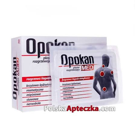 Parches térmicos Aflofarm Opokan Med, 10 parches