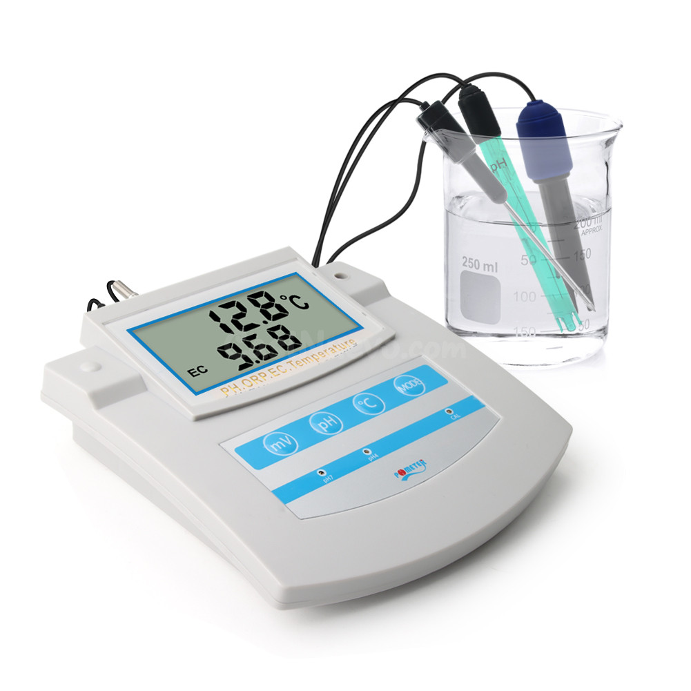 PHS‑26C Benchtop 6‑in‑1 Multi‑Parameter Tester pH/EC/TDS/CF/