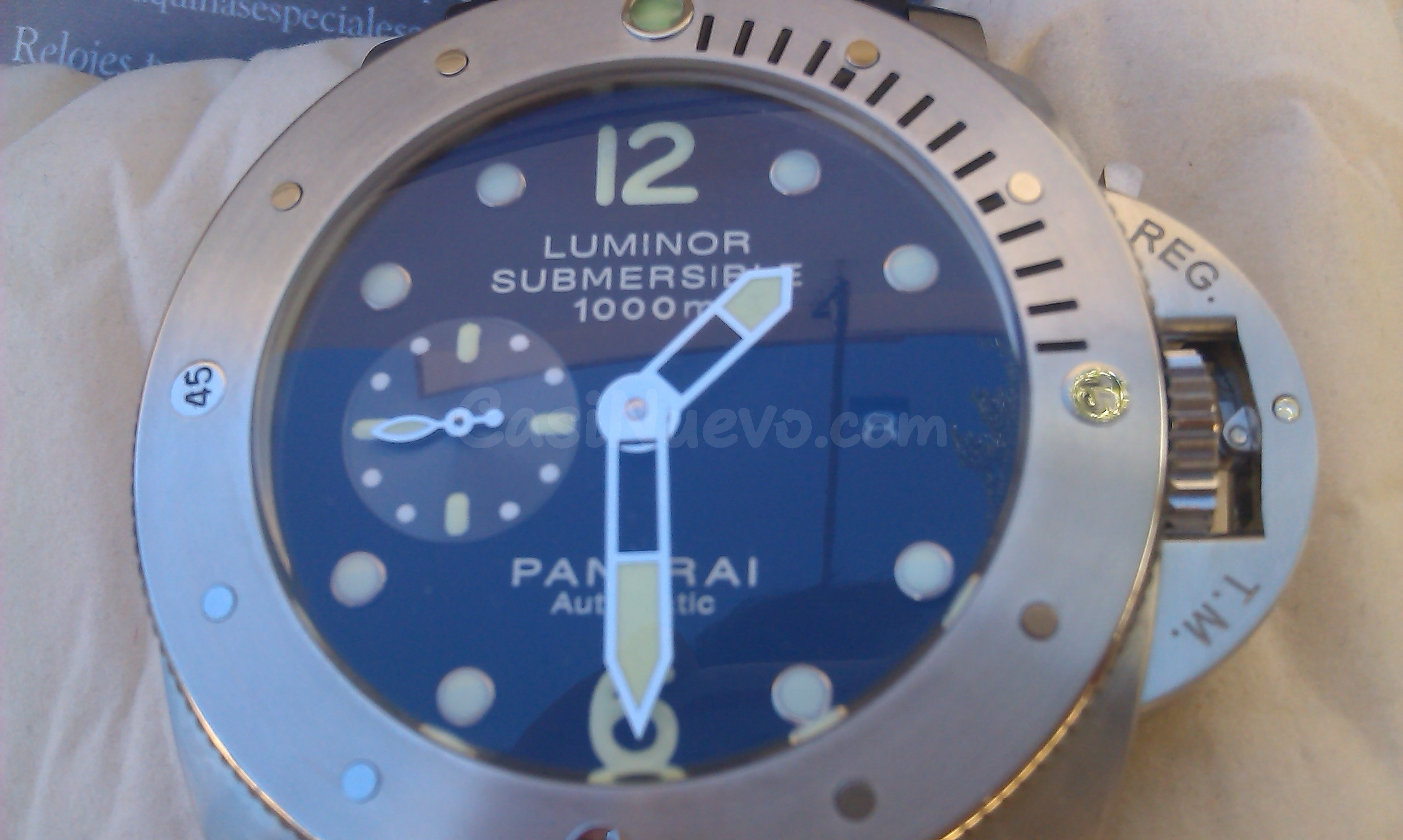 Panerai Submersible 1000m edición Sumergible gama alta lujo - foto 3
