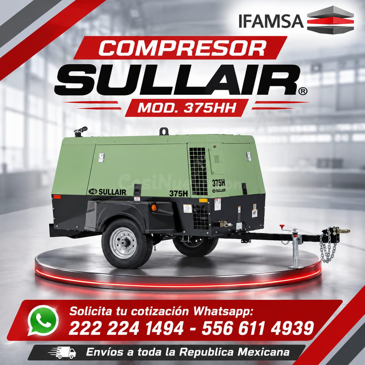 SULLIAR EN IFAMSA COMPRESOR MOD. 375 HH