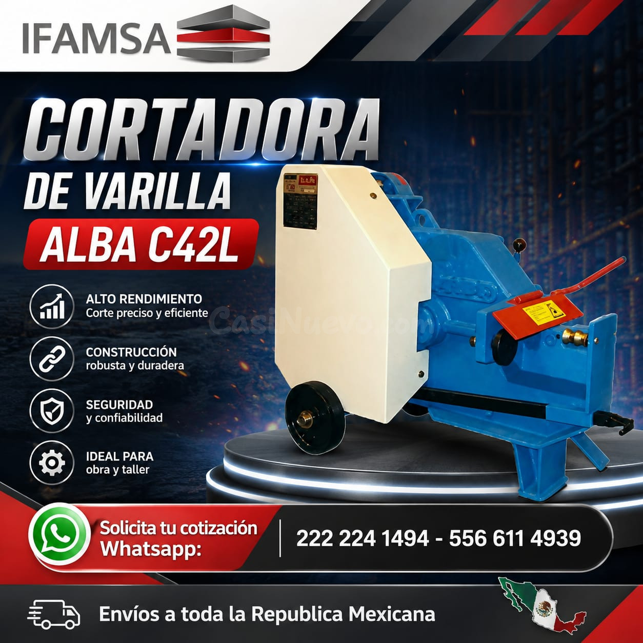 CORTADORA DE VARILLA C42L ALBA