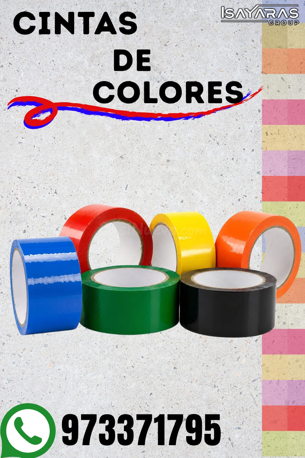 Cintas Adhesivas de Colores – Isayras group - foto 2