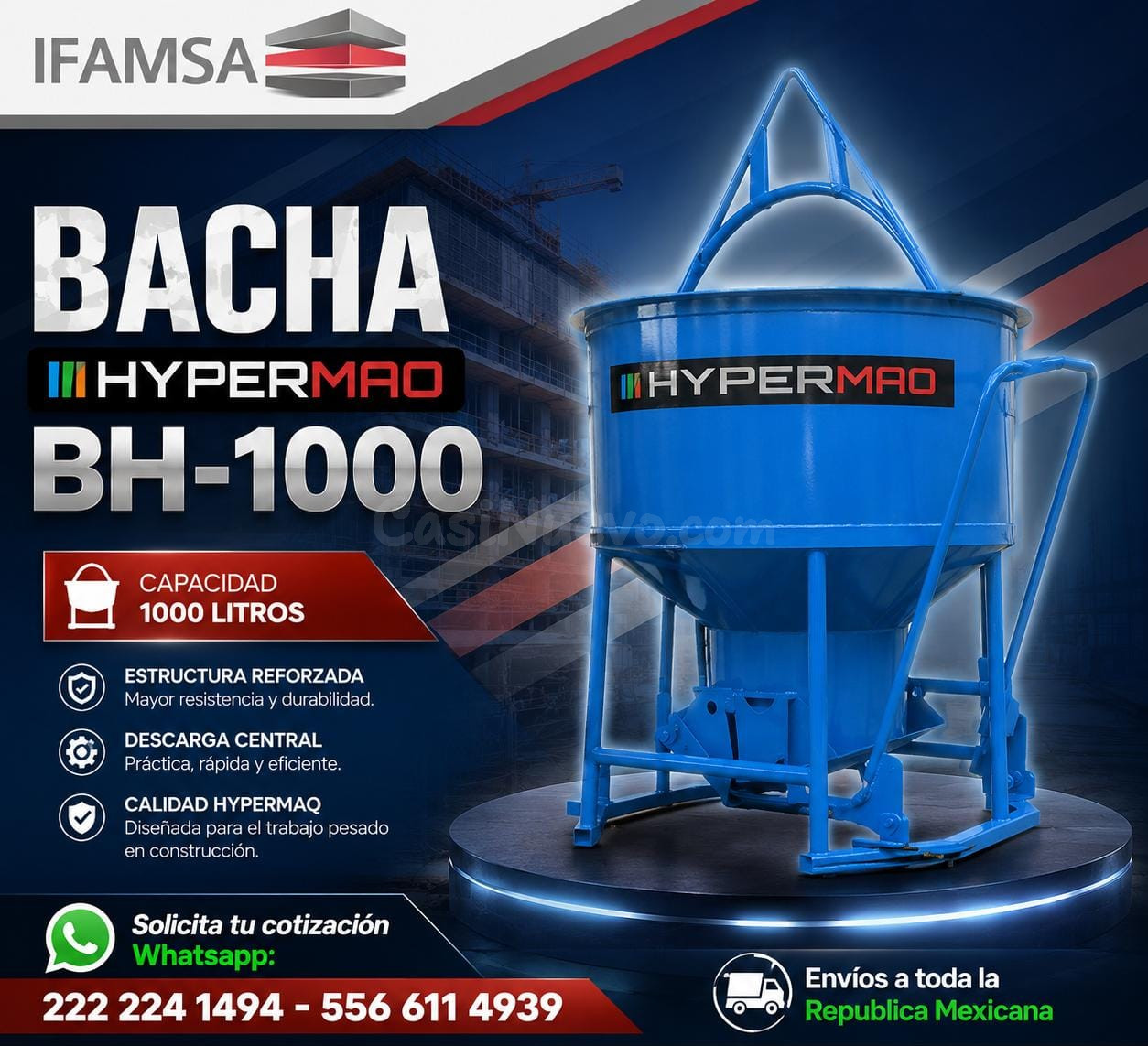 BACHA BH-1000 EN MX . HYPERMAQ