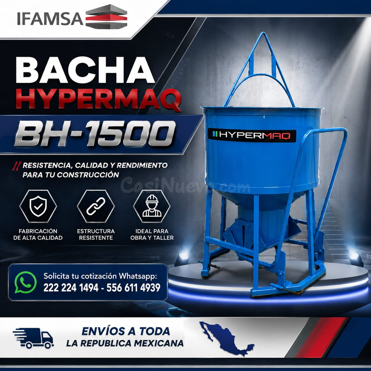 BACHA BH-1500 IFAMSA MX HYPERMAQ