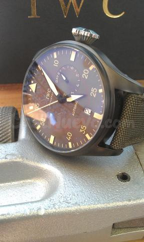 IWC Top Gum Miramar edición militare en acero negro pvd con 