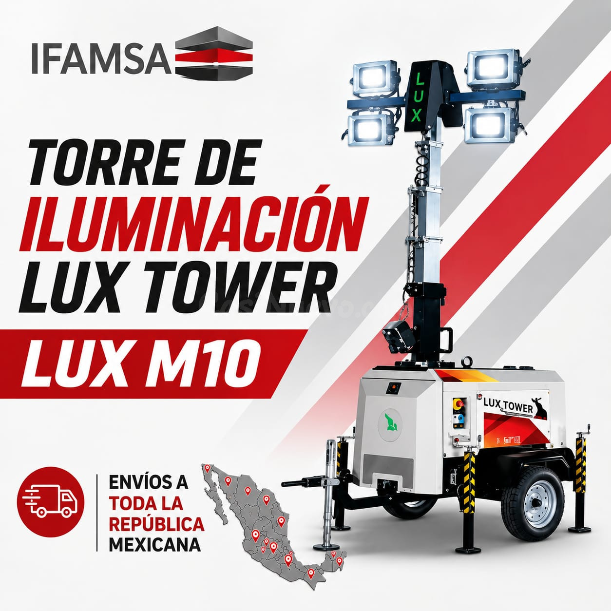 TORRE DE ILUMINACION LUX TOWER M10