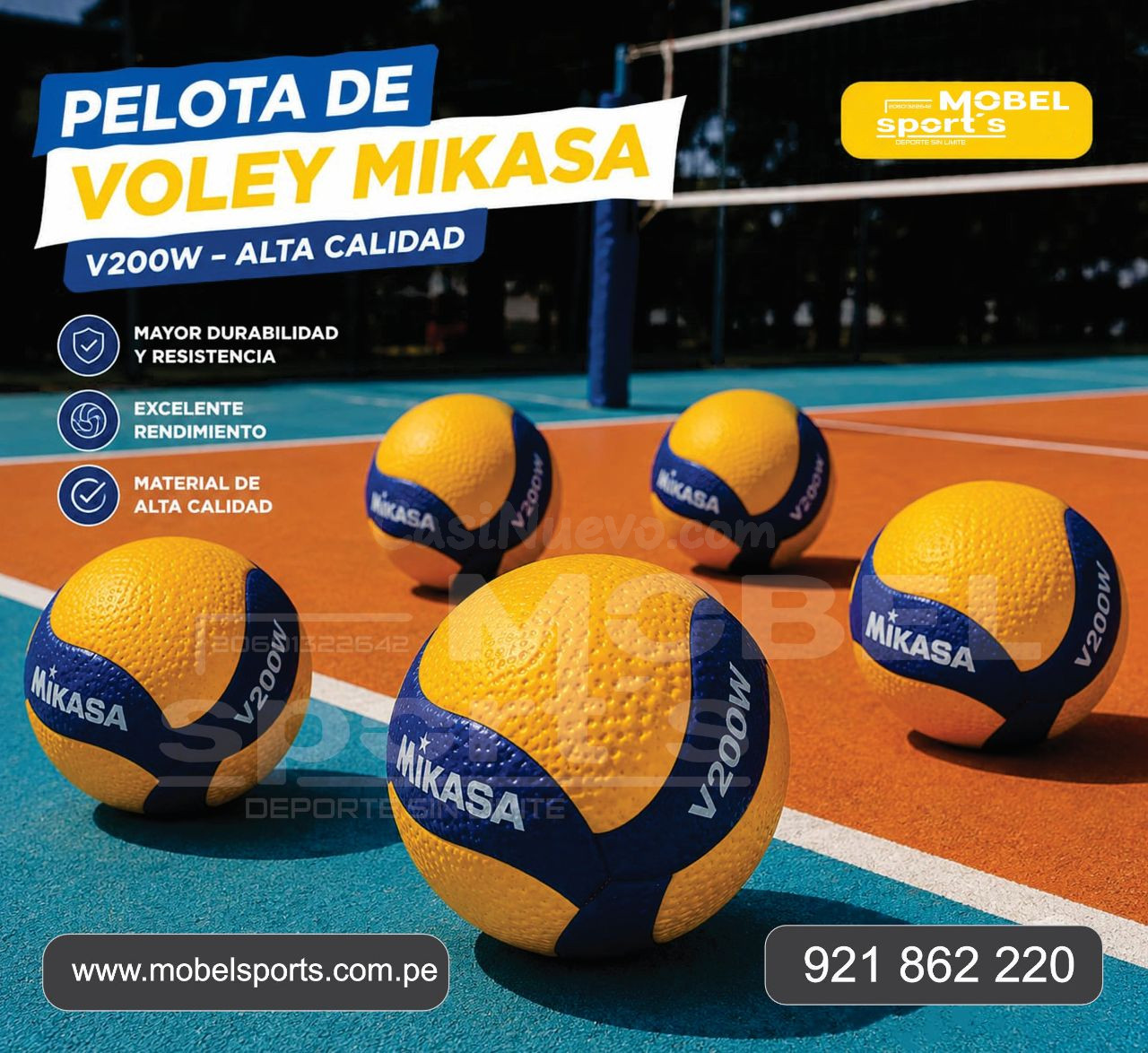 Pelota Voleibol Mikasa V200W