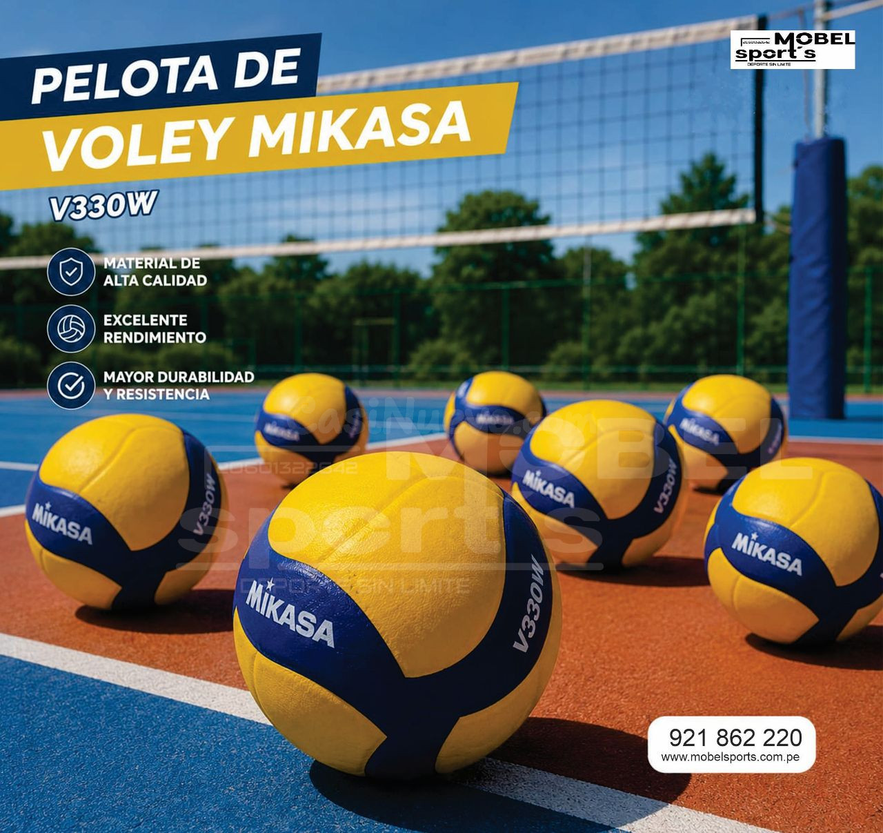 Pelota Voleibol Mikasa V200W - foto 3