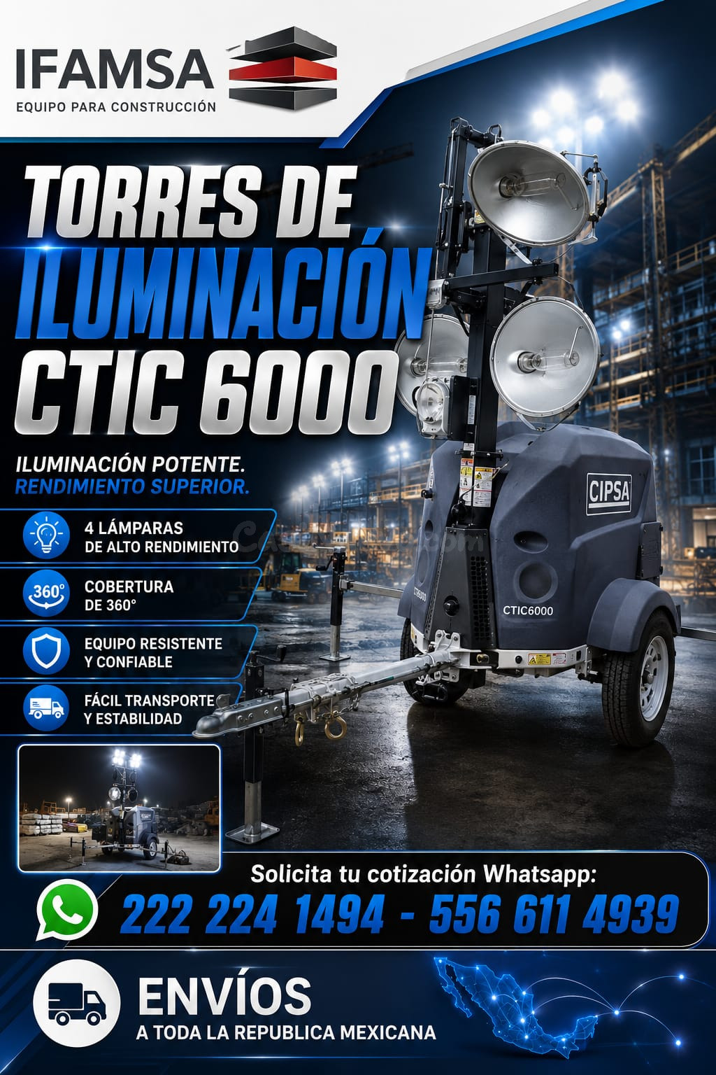 TORRE DE LUZ CIPSA CTIC6000