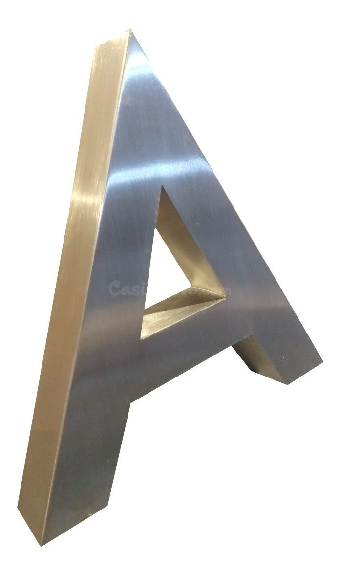 Letras de acero para edificios