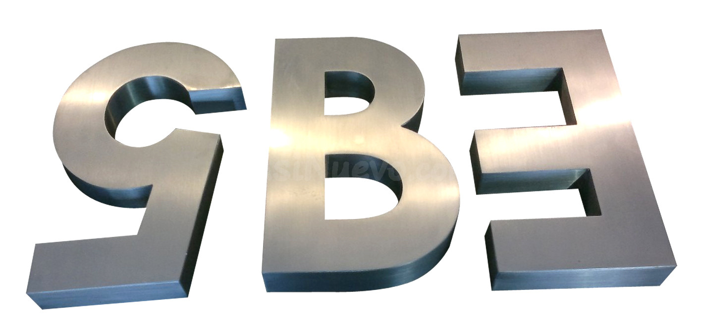 Letras de acero para edificios - foto 4