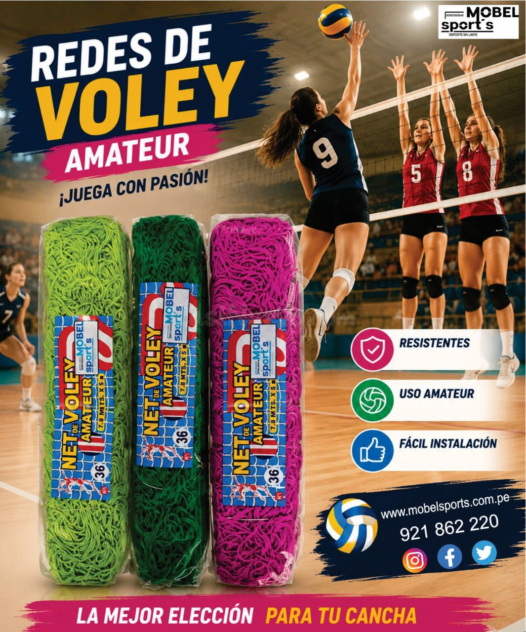 SIMULADOR DE REMATES DE VOLEY / MOBEL SPORTS - foto 3
