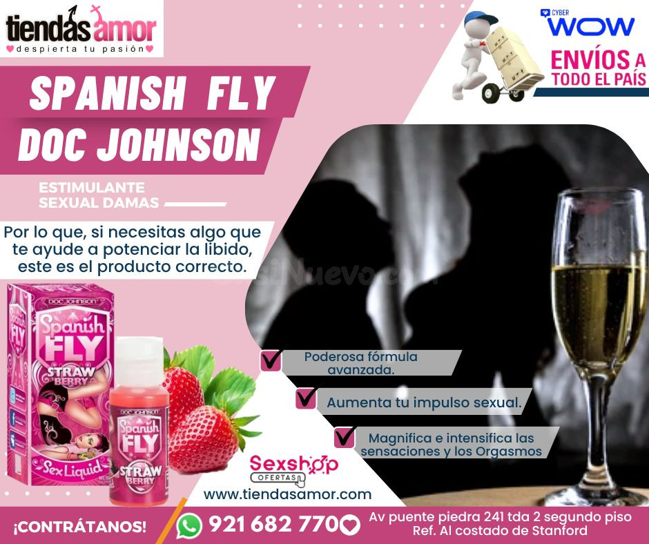 Spanish Fly Doc Johnson-Formulado para aumentar la excitación/desarrollo del pene, potencia sexual eyaculación precoz, impotencia 921682770 ENVIOS NACIONAL Lima y Departamentos