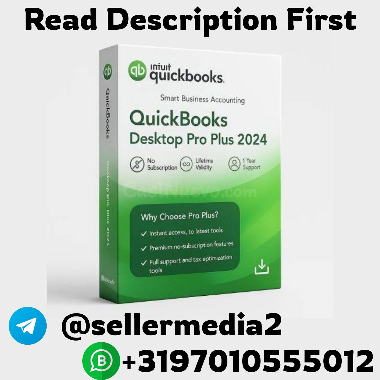 QuickBooks Desktop 2019–2024 disponible