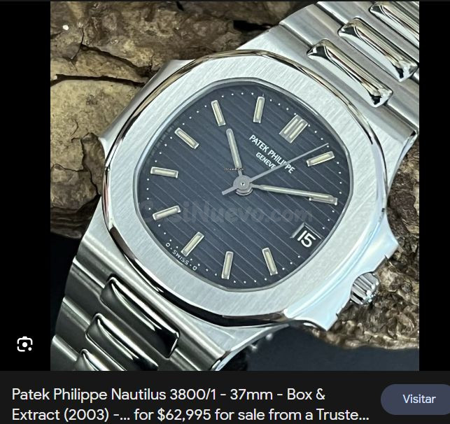 Patek Philippe Nautilus automático última edición en varios colores de esferas