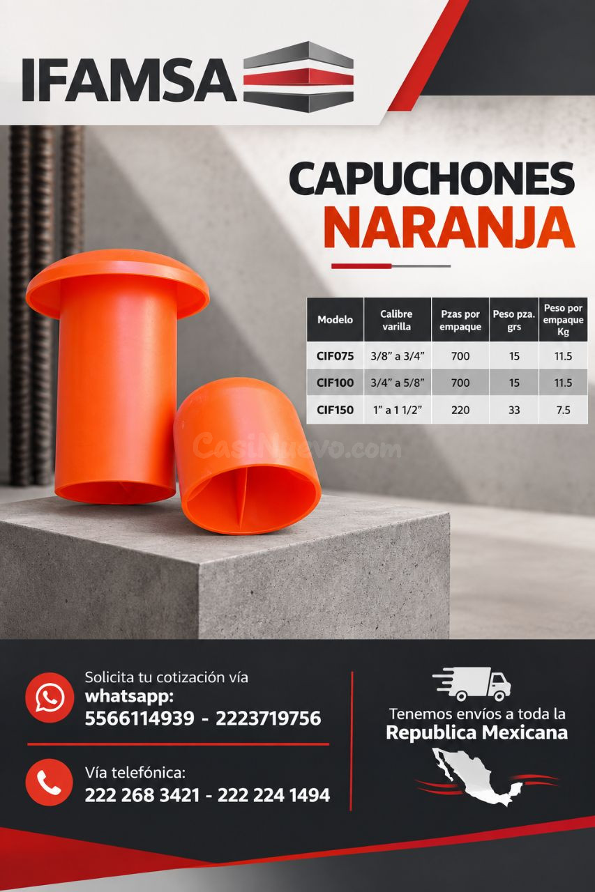 CAPUCHON PARA VARILLA NARANJA
