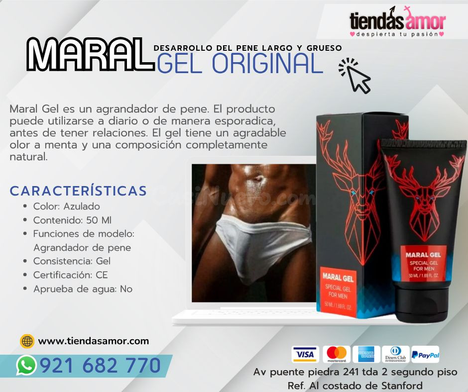 MARAL GEL te ayudará a potenciar agrandador de pene/desarrollo del Pene, Potencia Sexual Eyaculación Precoz, Impotencia 921682770 ENVIOS