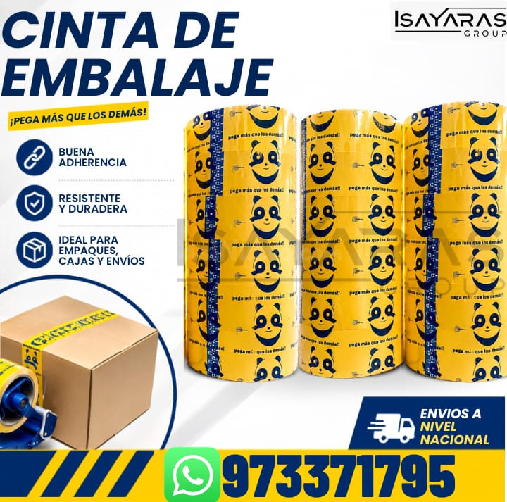 Cinta de embalaje adhesiva panda