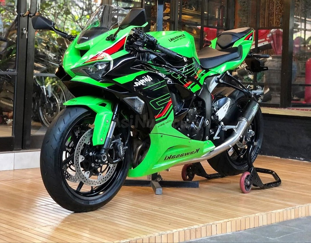 Kawasaki Ninja ZX-6R verde edición especial