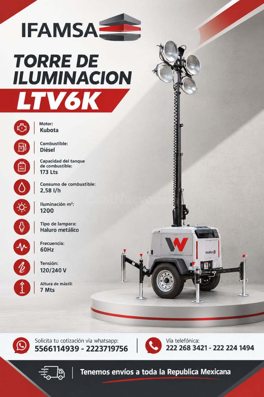 TORRE DE ILUMINACION WACKER NEUSON LTV6K