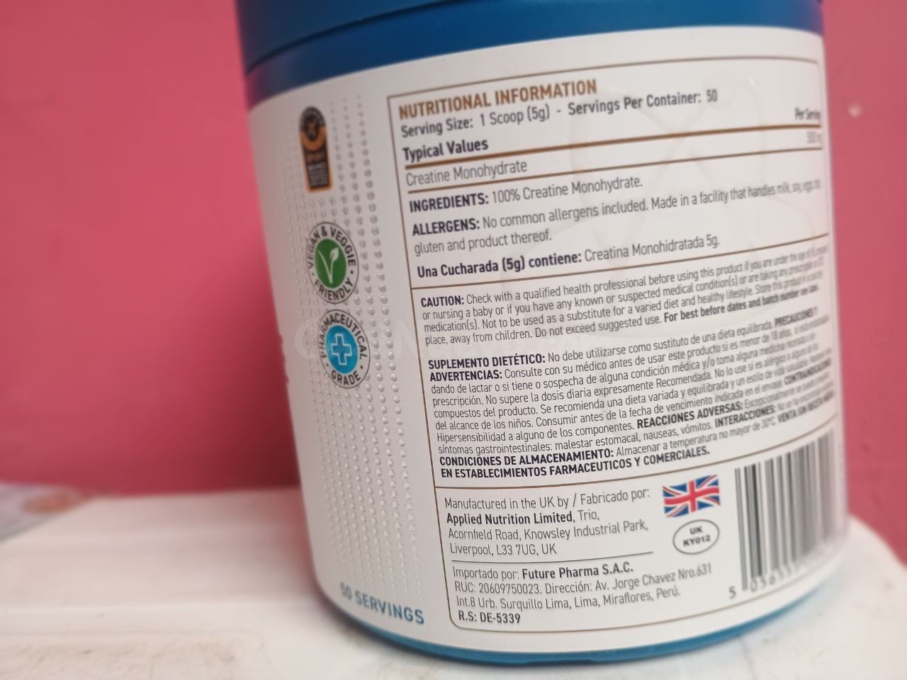 Applied Nutrition Creatine Monohydrate Micronized - foto 3