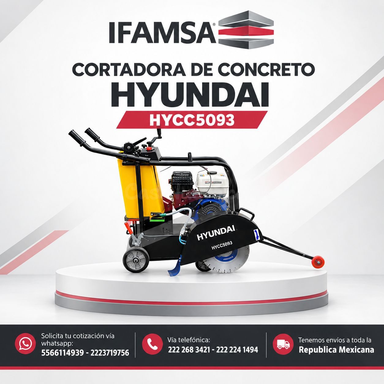 CORTADORA DE CONCRETO HYUNDAI HYCC5093